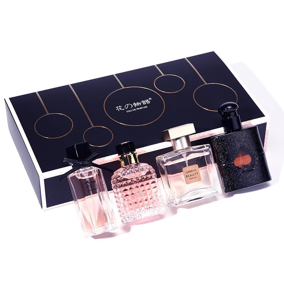 Perfume Fragrance Kit - Flower Story Perfume 4-in-1 Gift Box