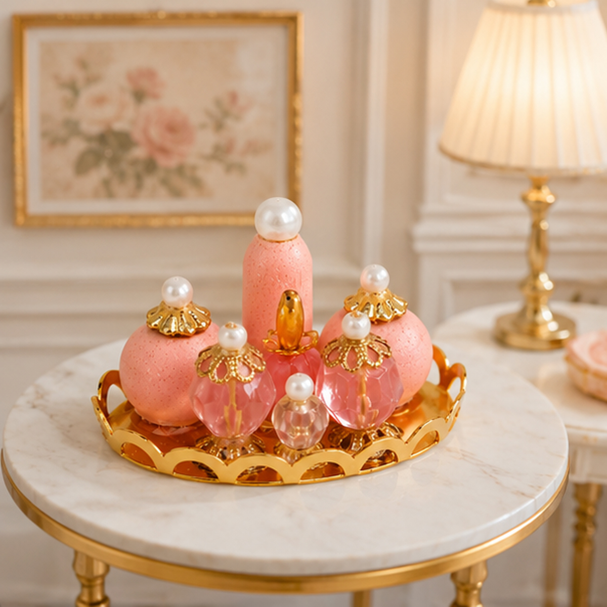 Perfume Fragrance Kit - 1:12 Dollhouse Miniature Perfume Bottle Set