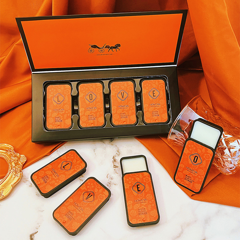 4pcs Solid Perfume Set, Floral - Perfume Fragrance Kit ulasan dan harga