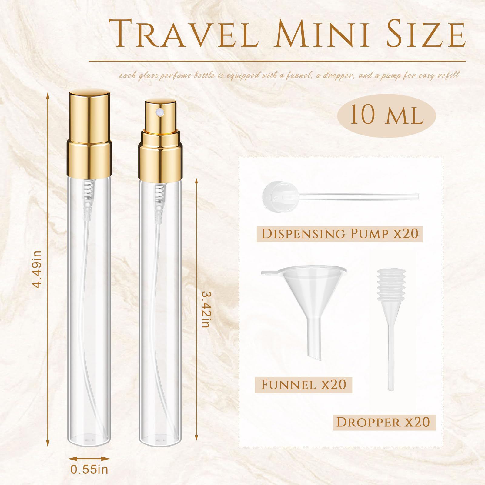 60pcs mini transparent perfume - Perfume Fragrance Gallon ulasan dan harga
