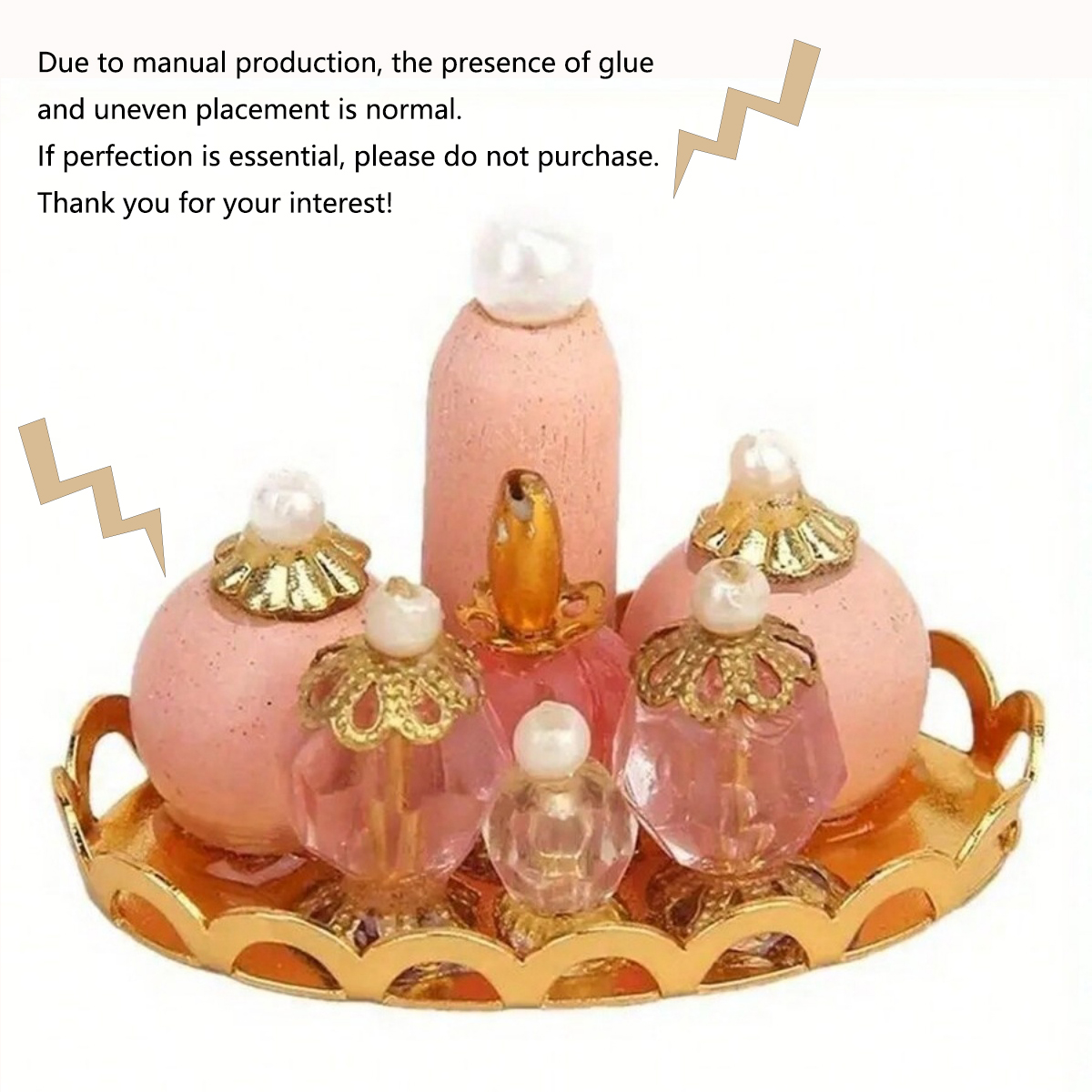 1:12 Dollhouse Miniature Perfu - Perfume Fragrance Kit ulasan dan harga